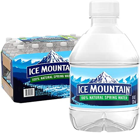 ICE MOUNTAIN Brand 100% Natural Spring Water, 12-ounce plastic bottles  (Pack of 12)